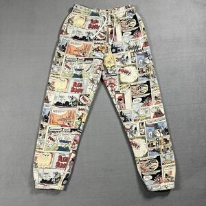 Teddy Fresh Sweatpants Mens XS Looney Tunes Joggers Comic Book Drawstring